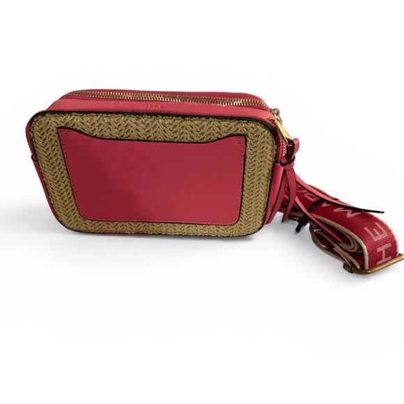 Marc Jacobs Snapshot Pink and Tan Crossbody Bag - Picture 2 of 6